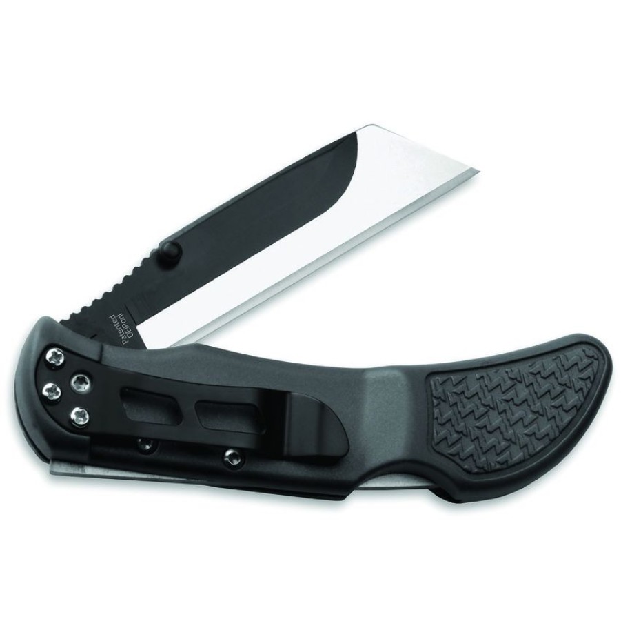 Knives * | Best Quality Oerw3060 Outdoor Edge Razor Work Lockback Pocket Knife Gray