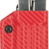 Knife Care * | Reliable Quality Clp050 Clip & Carry Victorinox Swisstool Sheath Red