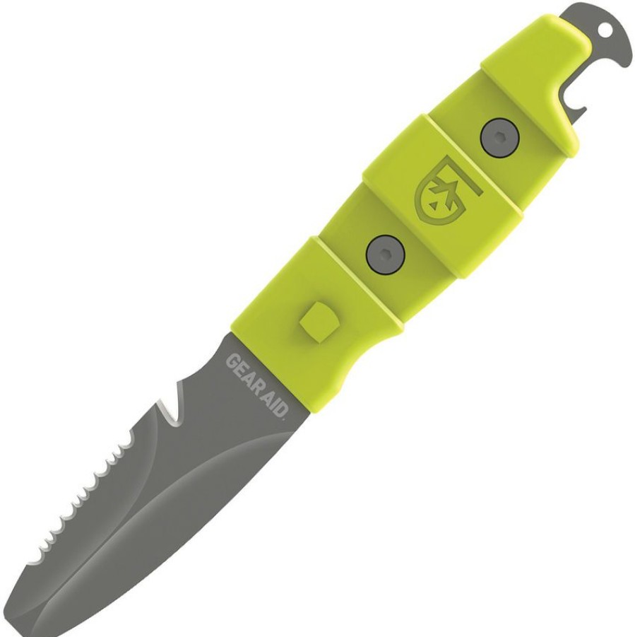 Knives * | Mcn62065 Gear Aid Akua Paddle/Dive Knife Green Best-Selling