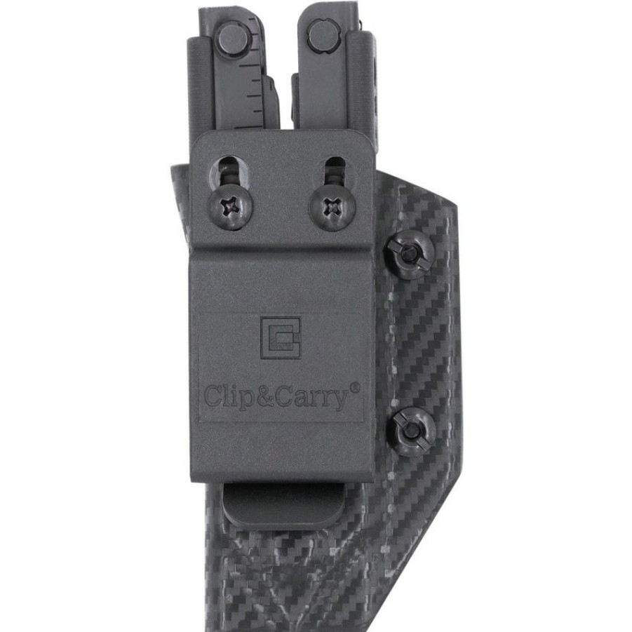 Tools * | Lower Prices Clp062 Clip & Carry Gerber Mp600 Multi Tool Sheath Black Carbon Fiber