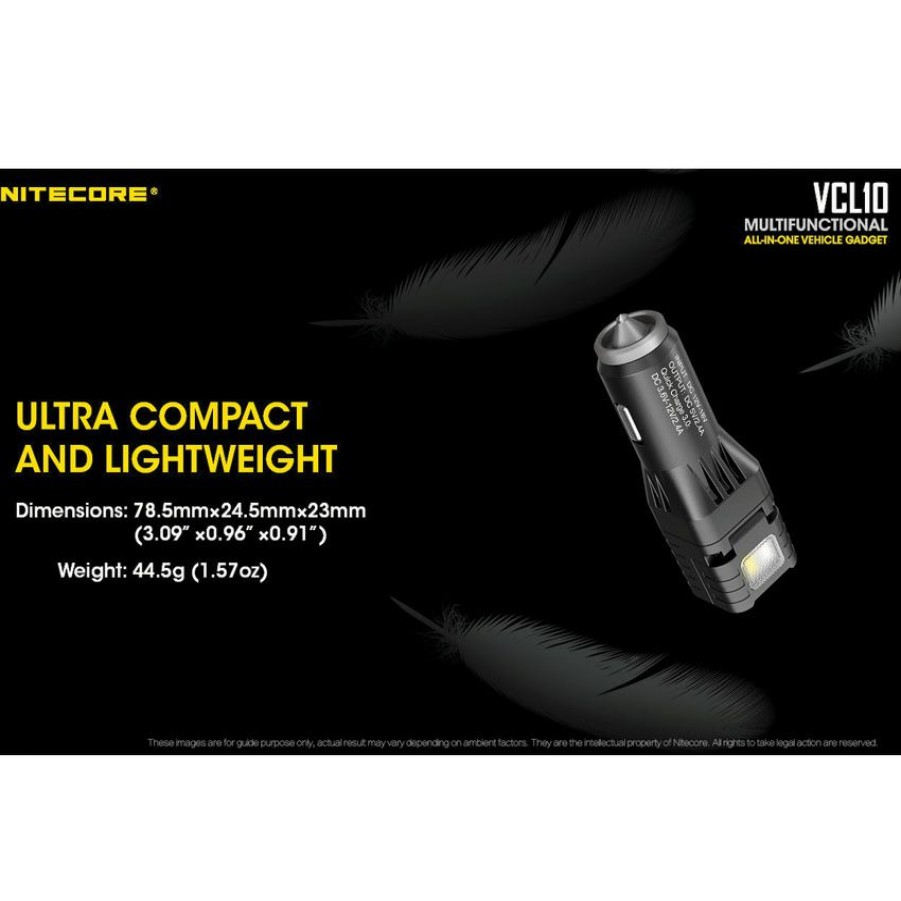 Tools * | Typical Style Ncvcl10 Nitecore Multifunction Vehicle Gadget