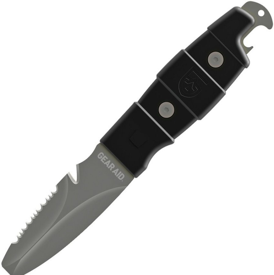 Knives * | Mcn62060 Gear Aid Akua Paddle/Dive Knife Black Best Sale