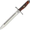 Knives * | Cbr349 Combat Ready Mini M1 Bayonet Knife Brown Stag Flash Sale