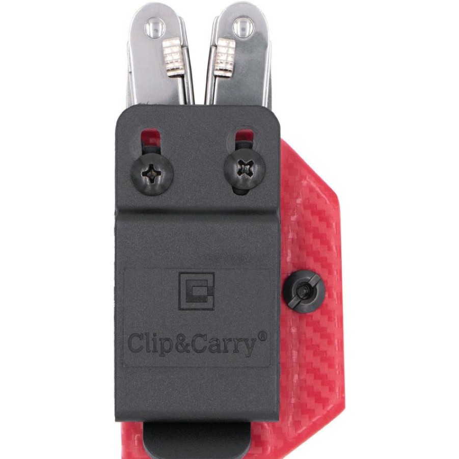 Tools * | Latest Clp073 Clip & Carry Victorinox Spirit Sheath Red