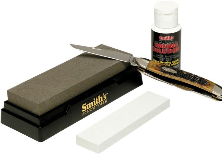 Knife Care * | Special Ac165 Smiths Two Stone Sharpening Kit