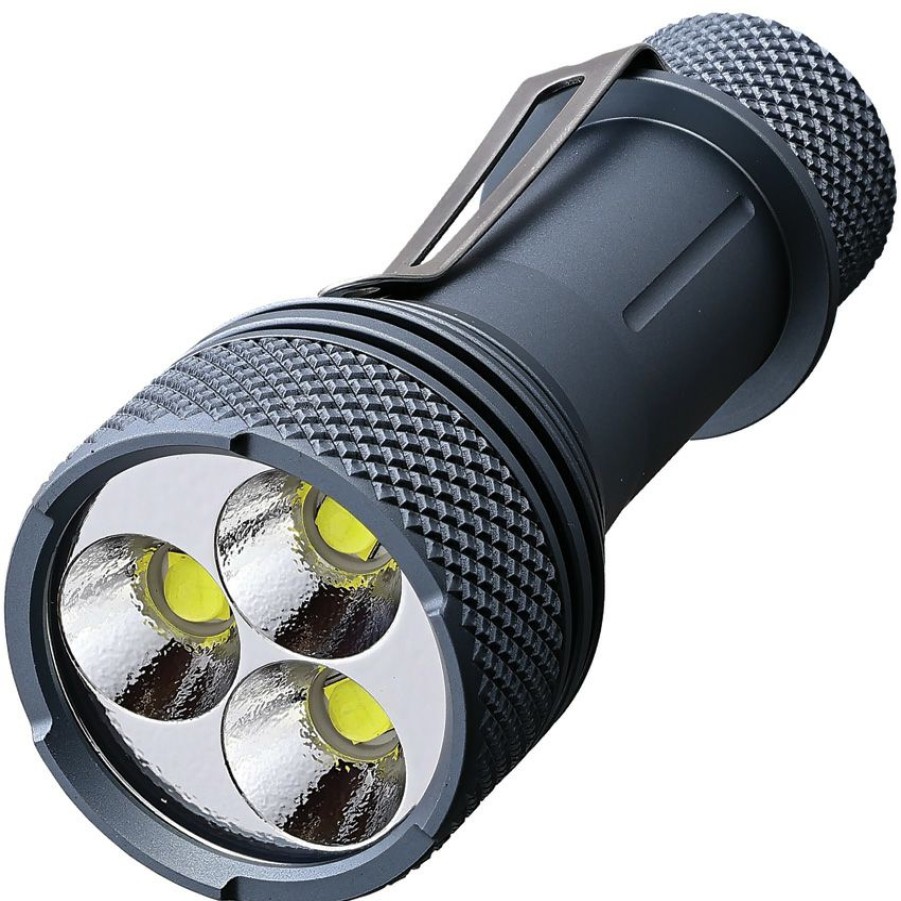 Tools * | Top Selling Mar031 Maratac Tri Flood Pro Flashlight 21700