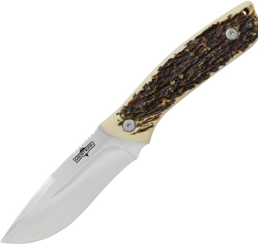 Knives * | W19246 Western Crosstrail Fixed Blade Knife 100% Guarantee