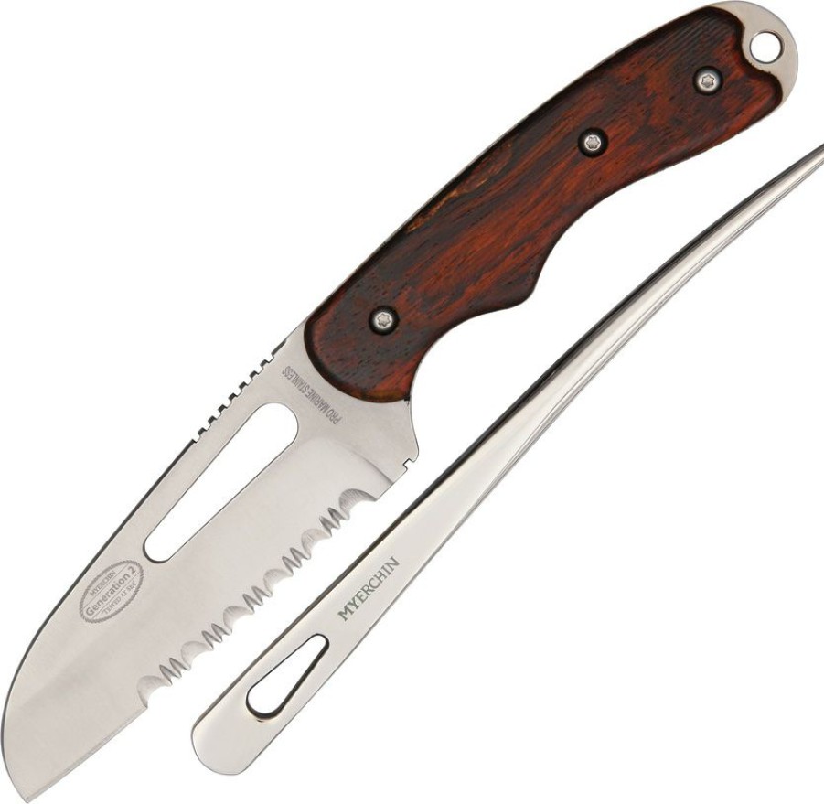 Knives * | Myw100P Myerchin Generation 2 Pro Knife Wood Shoping