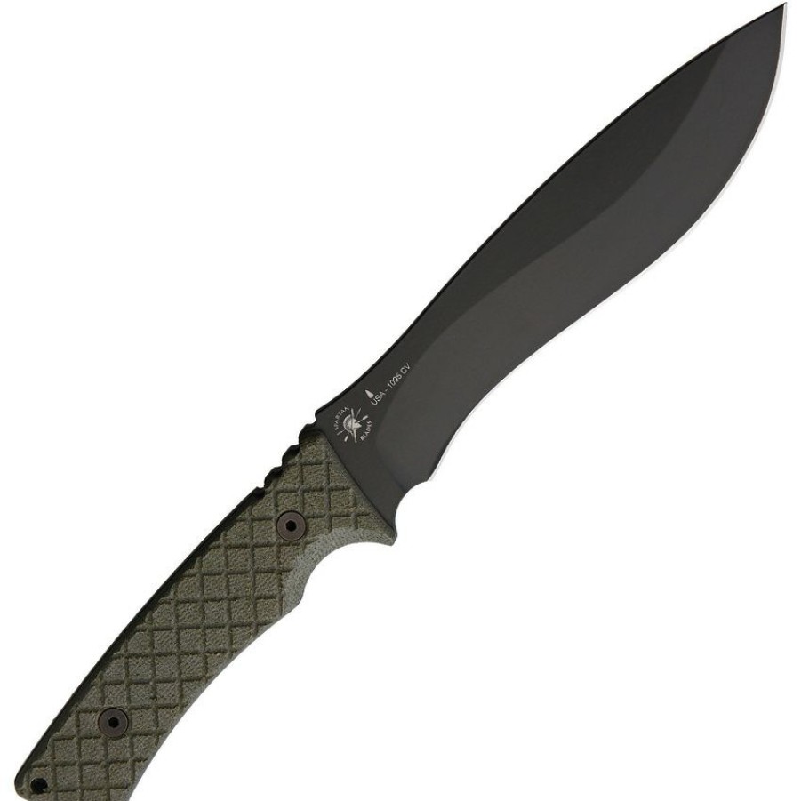 Knives * | Closeout Sale Sbsl002Bkgr Spartan Blades Machai Fixed Blade Knife Green