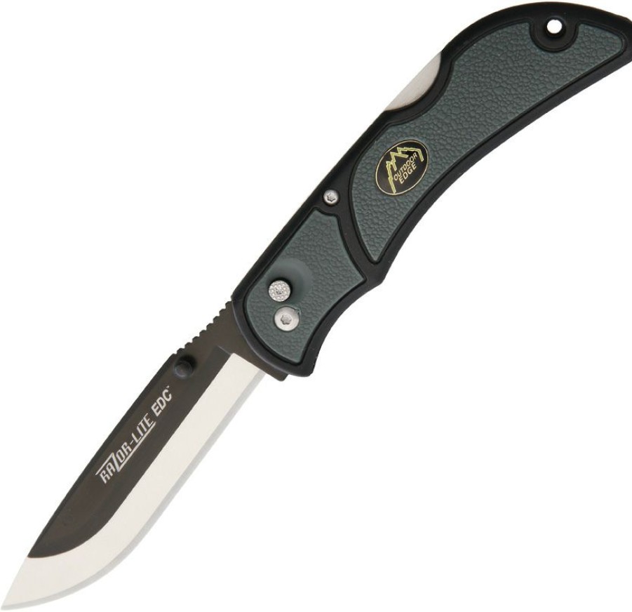 Knives * | Cheaper Oerly50 Outdoor Edge Razor Lite Edc Lockback Knife Gray