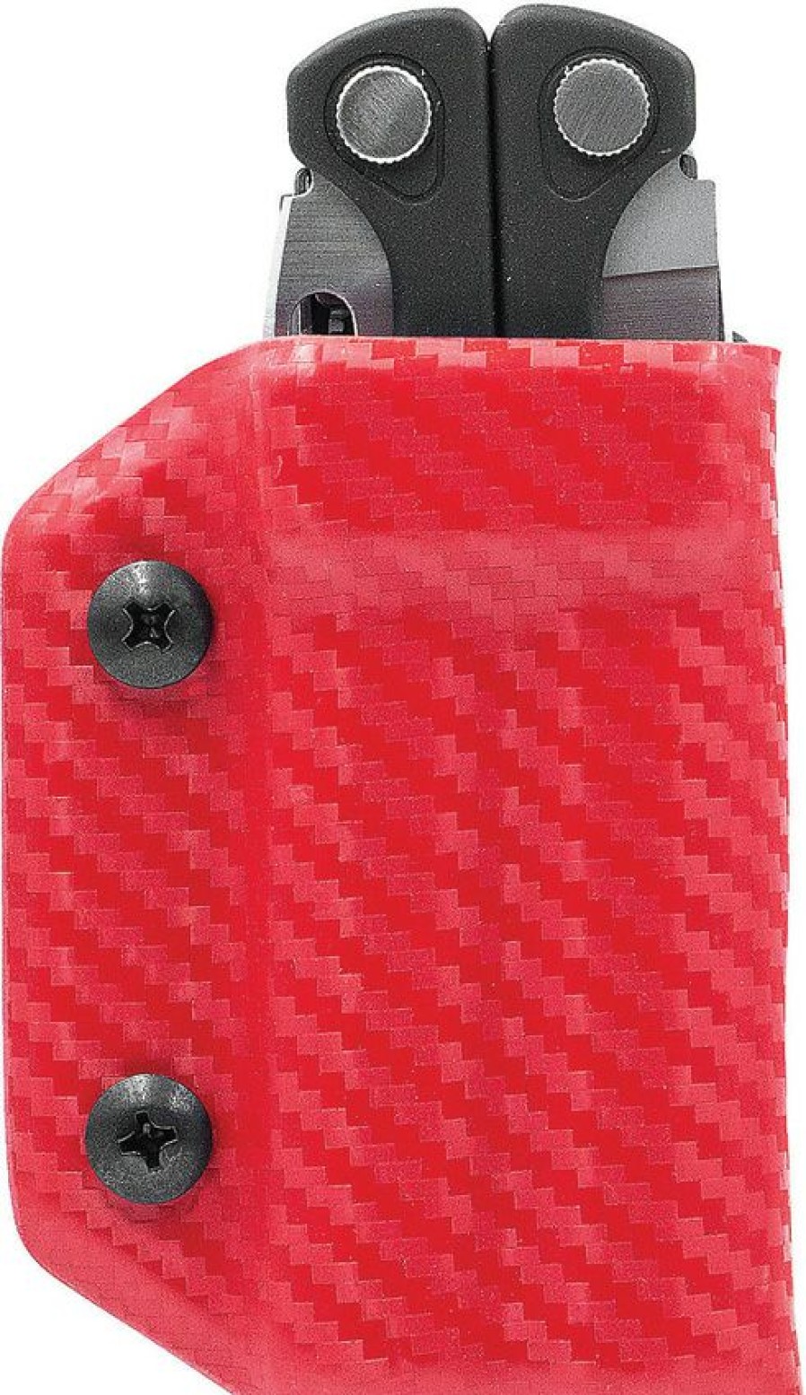 Tools * | Reliable Quality Clp055 Clip & Carry Leatherman Charge Multi Tool Sheath Red Carbon Fiber