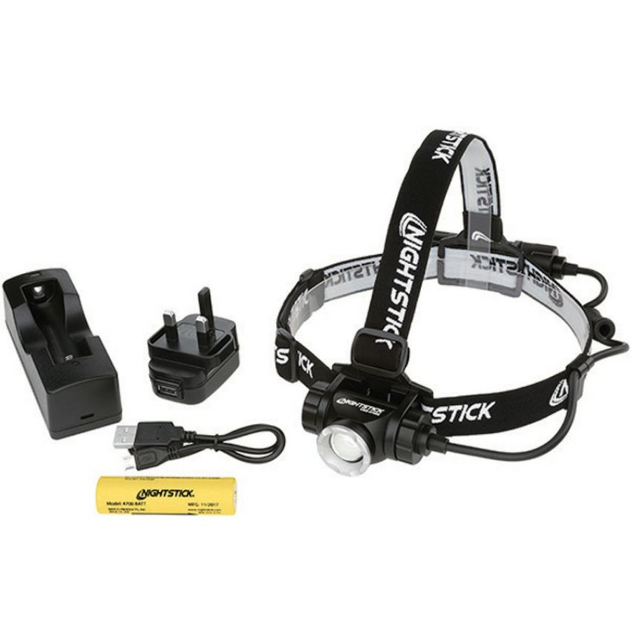 Tools * | Closeout Sale Nsti4708B Nightstick Usb Head Lamp