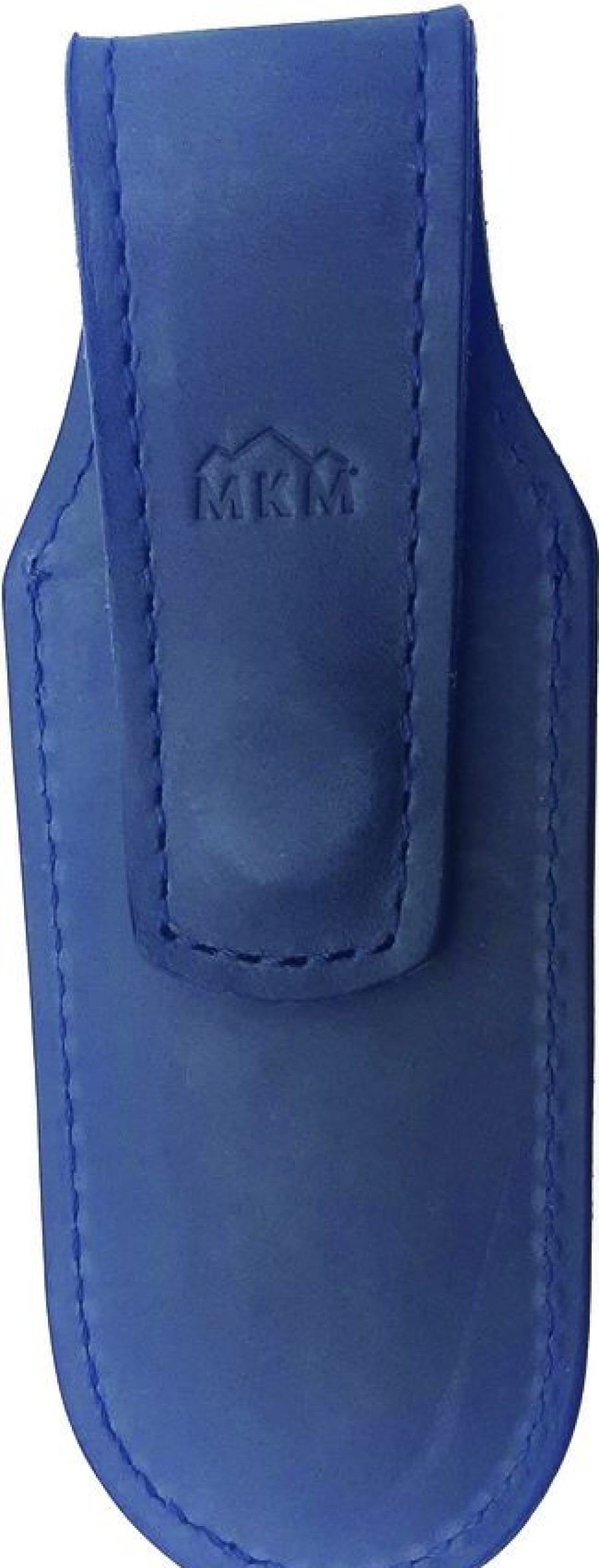 Knife Care * | Tendy Style Mkmplsm01Bl Mkm Maniago Knife Makers Magnetic Leather Fixed Blade Knife Pocket Sheath