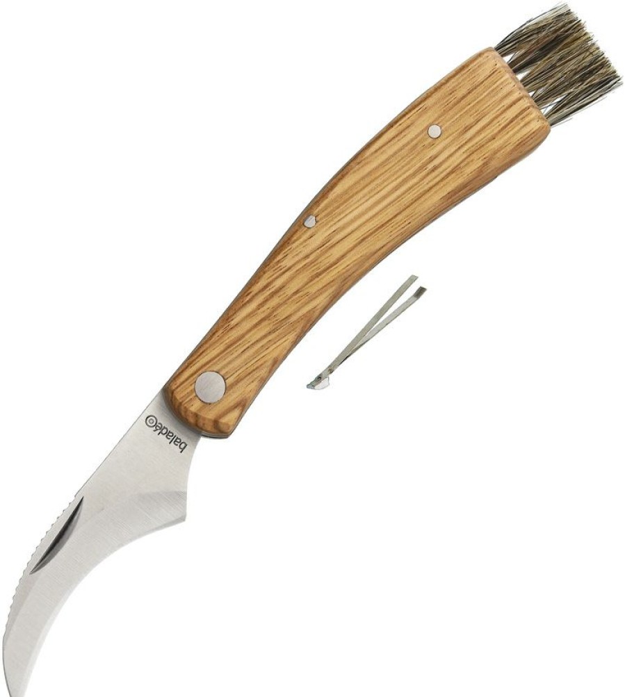 Knives * | Baleco029 Baladeo Mushroom Knife Zebra Wood New In