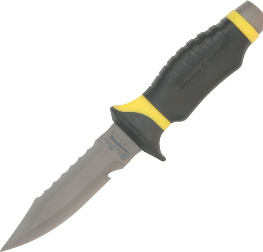 Knives * | Uk30061 Underwater Kinetics Blue Tang Titanium Dive Knife Best Sale