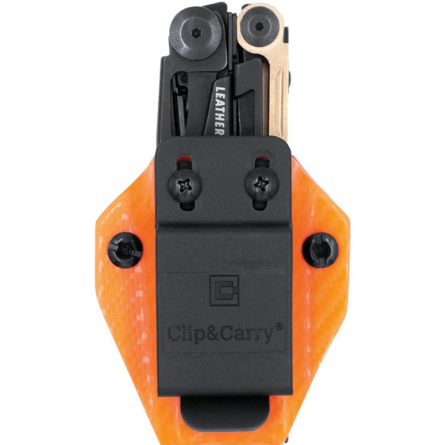 Tools * | Quick Delivery Clp060 Clip & Carry Leatherman Mut Multi Tool Sheath Orange