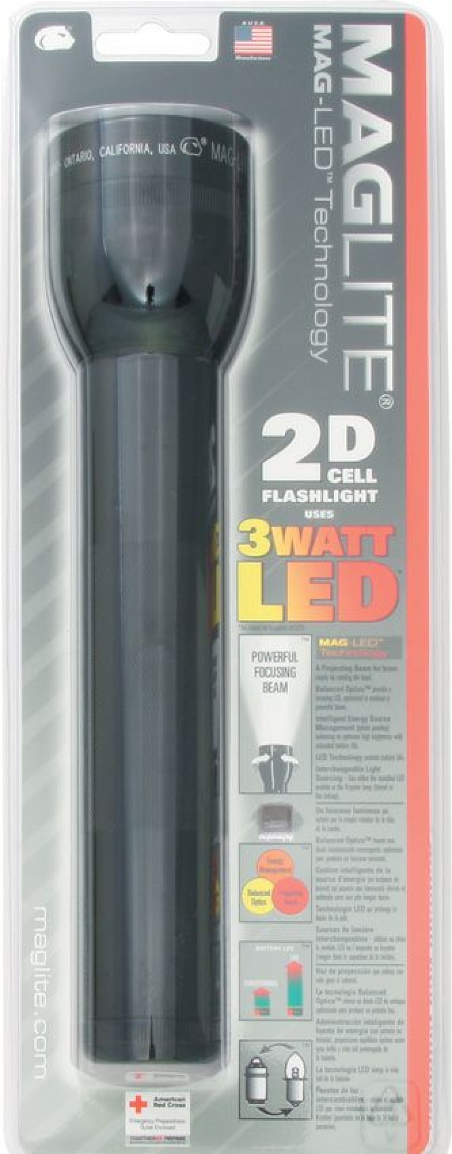 Tools * | Best Quality Ml51008 Maglite D Cell Flashlight