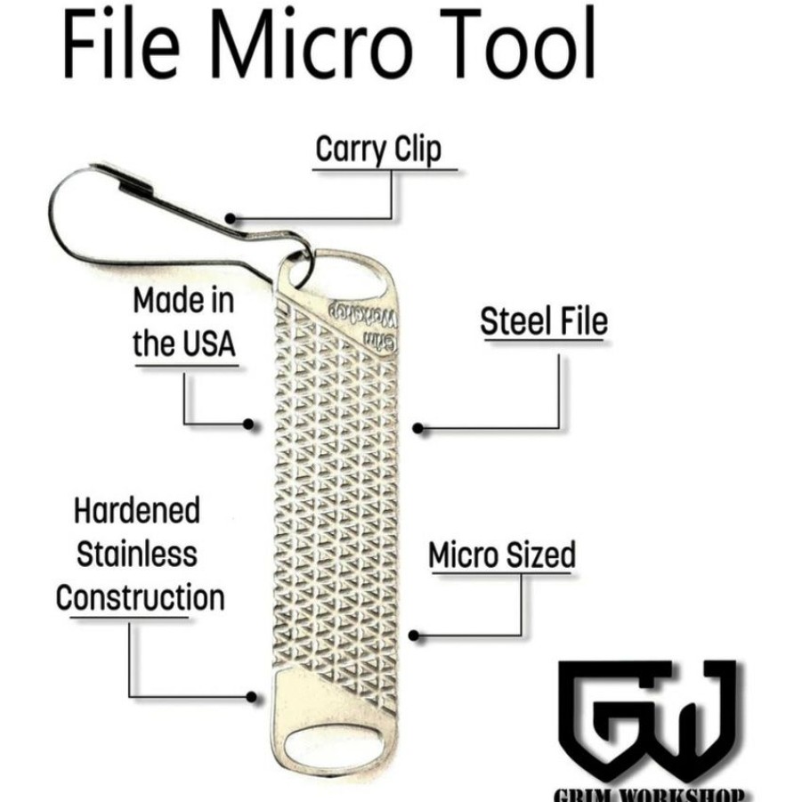 Tools * | Closeout Sale Grimt006 Grim Workshop File Micro Tool