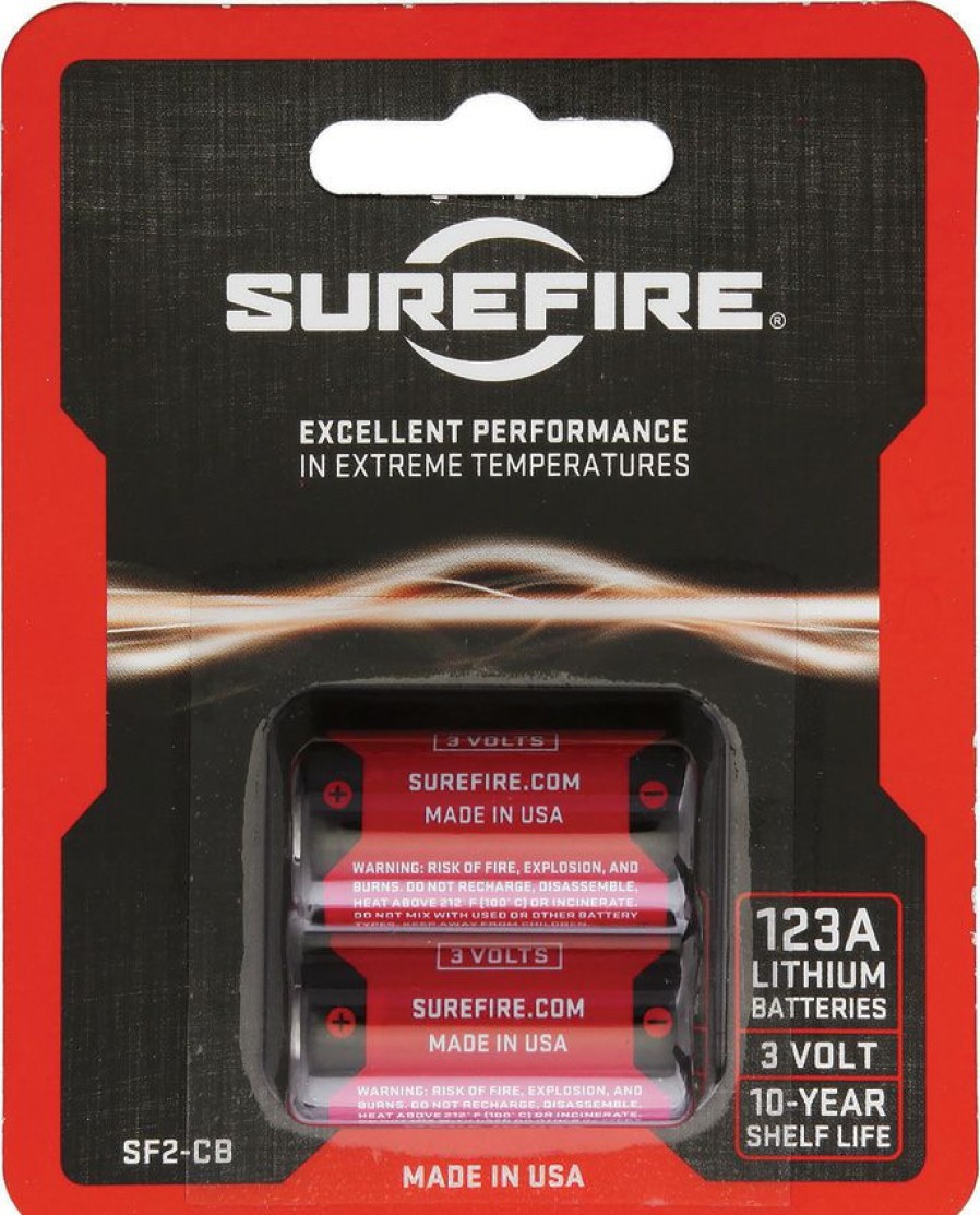 Tools * | Online Sales Sfrsf2Cb Surefire 123A Batteries Pack Of 2