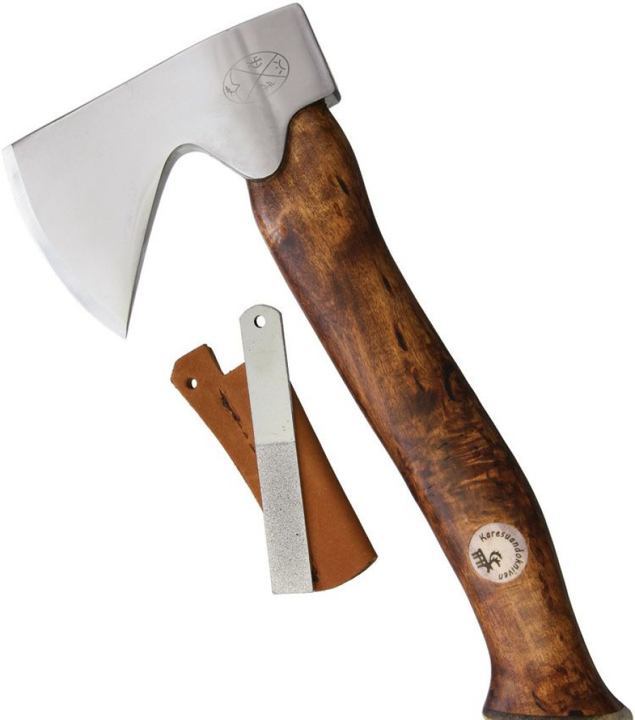 Tools * | Best Quality Kar4042 Karesuando Kniven Vuogas Axe Brown