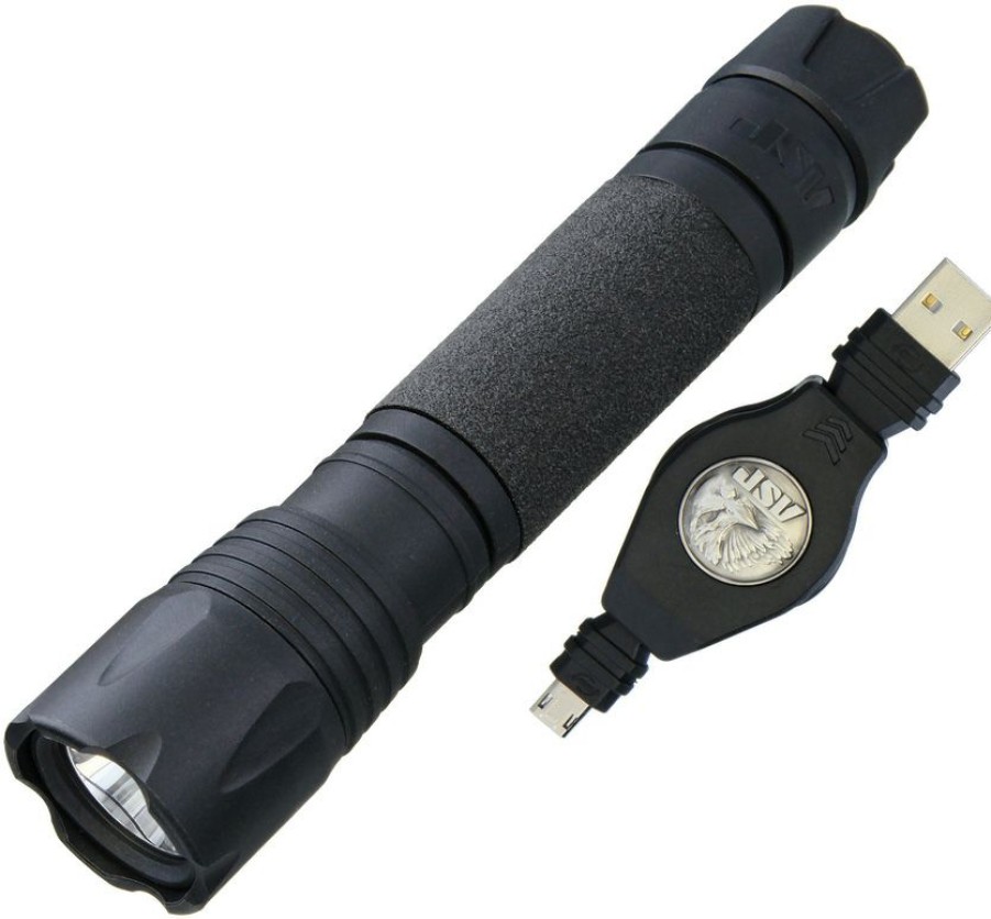 Tools * | 100% Guarantee Asp35644 Asp Poly Triad Usb Flashlight